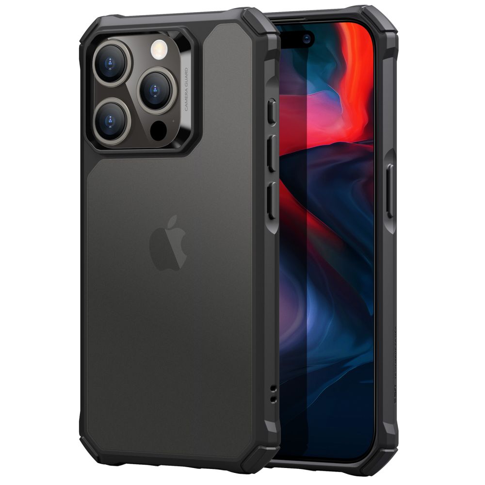 ESR Air Armor Frosted Black Kryt iPhone 15 Pro