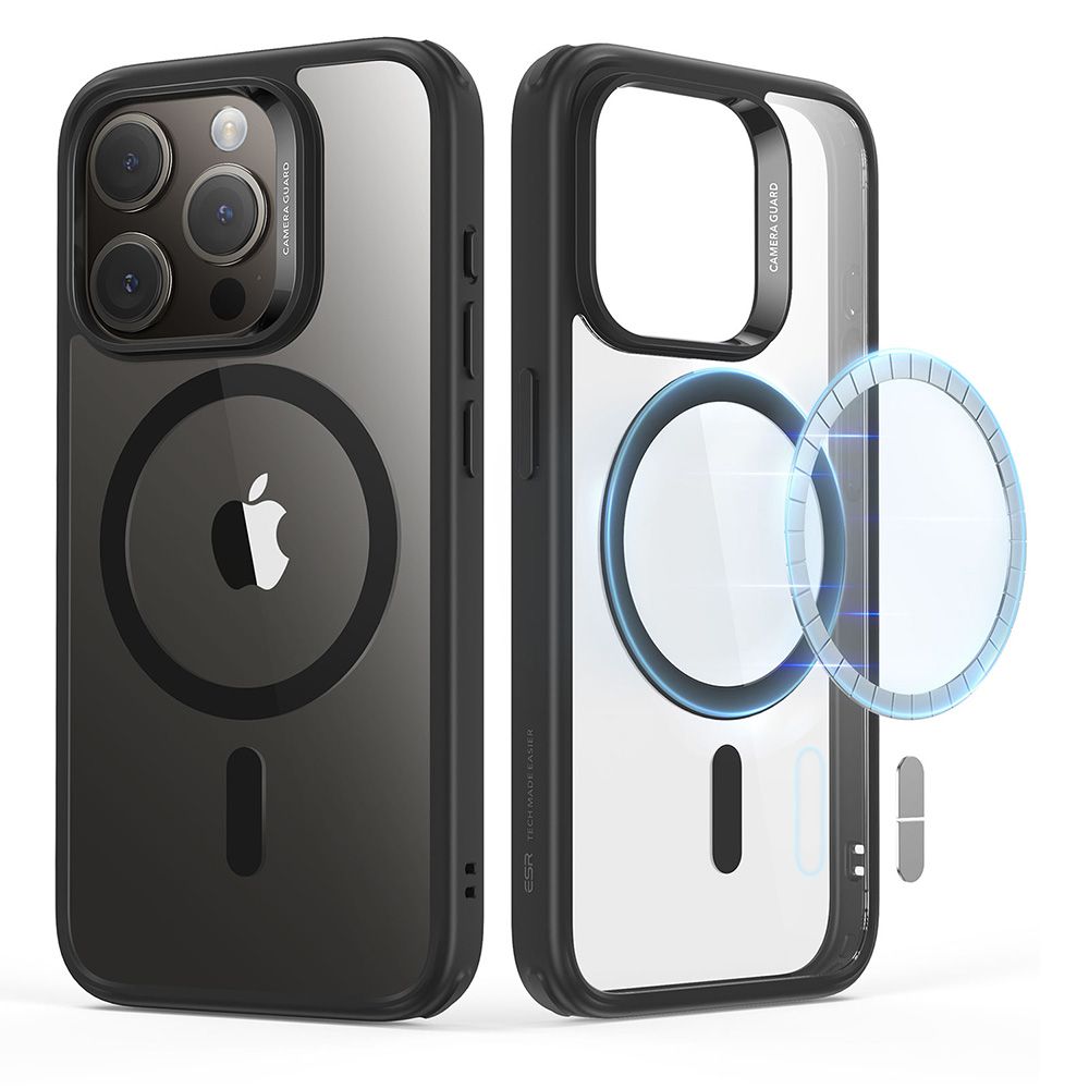 ESR CH Halolock MagSafe Clear/Black Kryt iPhone 15 Pro Max
