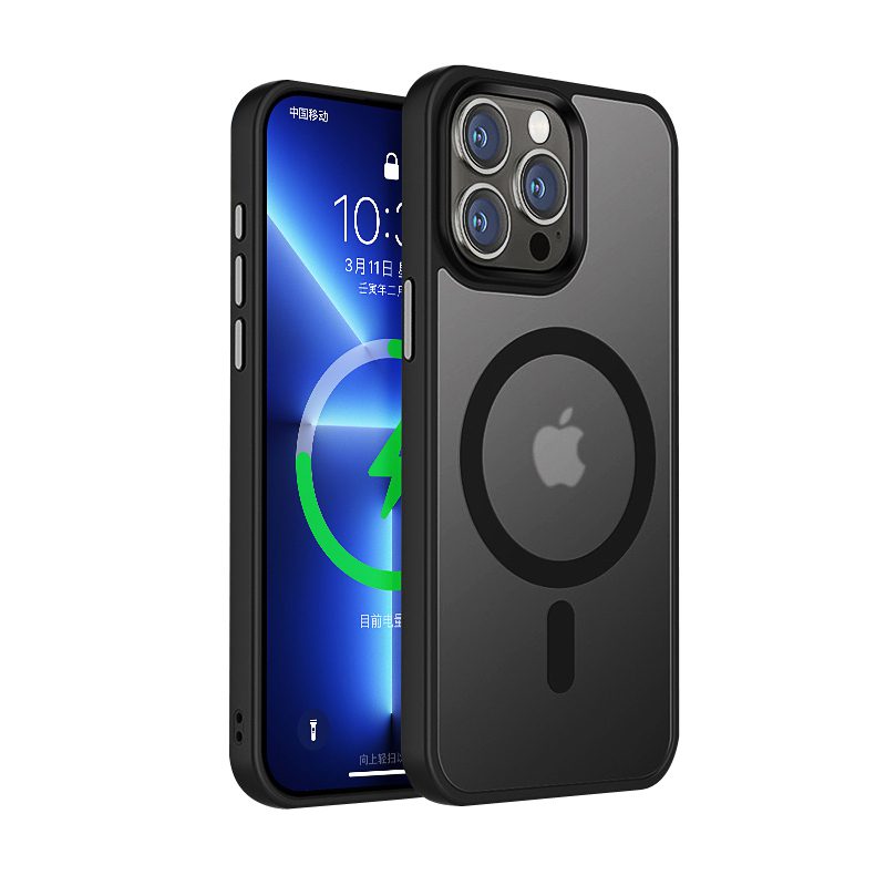 Frosted Magsafe BHcase Black Kryt iPhone 15 Pro Max