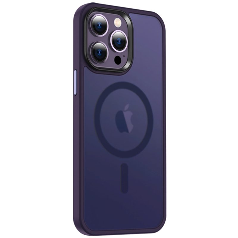 Frosted Magsafe BHcase Dark Purple Kryt iPhone 14 Pro Max