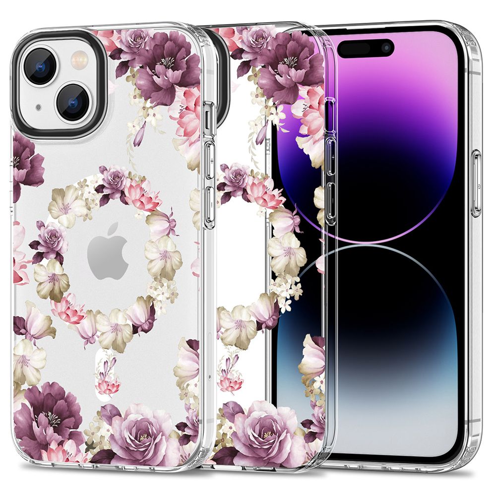 Tech-Protect Magmood MagSafe Rose Floral Kryt iPhone 15