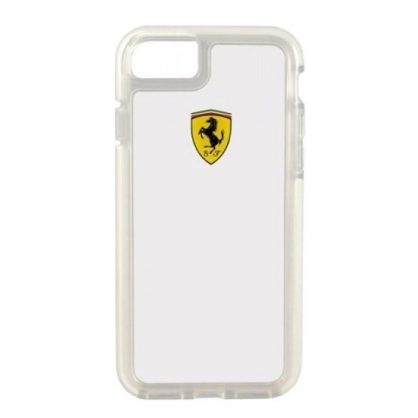 Ferrari Hardcase FEGLHCP7TR Transparent Shockproof Kryt iPhone 7/8/SE 2020/SE 2022