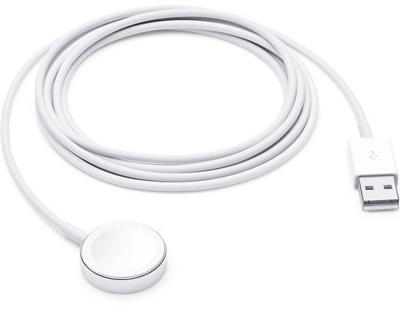 Apple MX2F2ZM/A Magnetický Nabíjecí Kabel Apple Watch 2m White (Bulk)